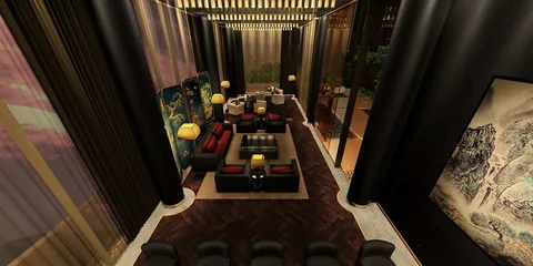交誼會廳 The VIP Club（3D 示意圖）