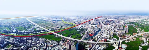 環中路雙環新捷境 空拍示意